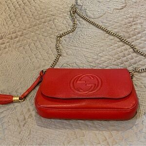 Red Gucci crossbody